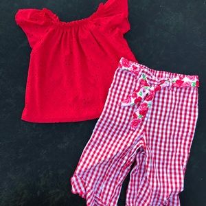 Little girl two piece spring suit